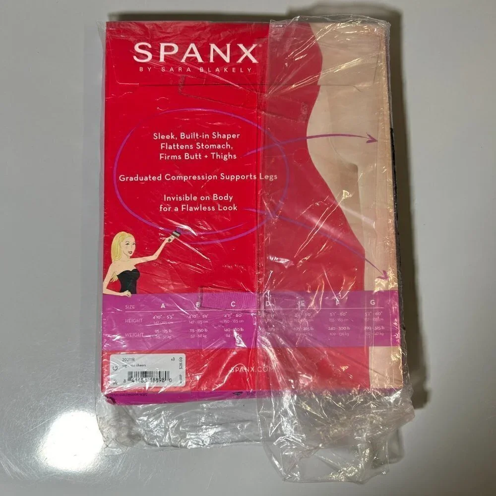 NEW Spanx by Sara Blakely Waist Sheers All Day Shaping Graduated Compression SzG